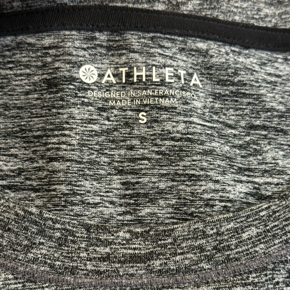 Women’s ATHLETA Uptempo long sleeve top- Heather grey. Size Small - Picture 6 of 8